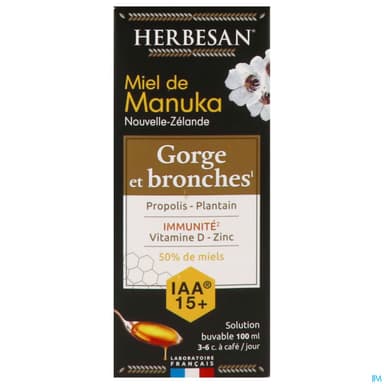 HERBESAN SIROP GORGE MANUKA 100ML