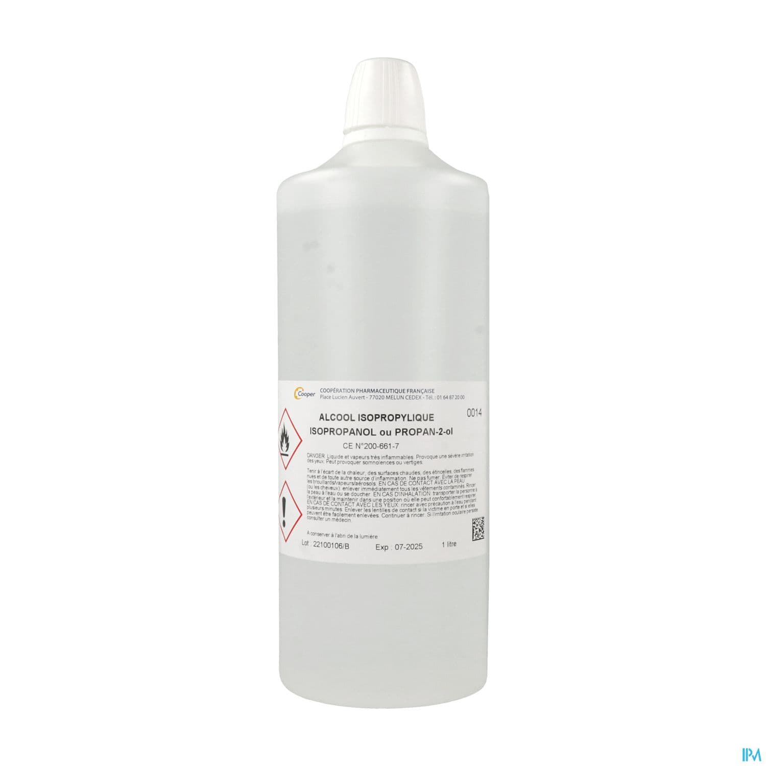 COOPER ALCOOL ISOPROPYL FL1L