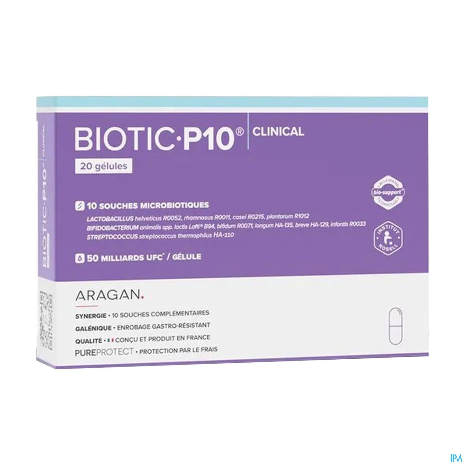 Aragan Biotic P10 Clinical Ferment Lact Gelule 20