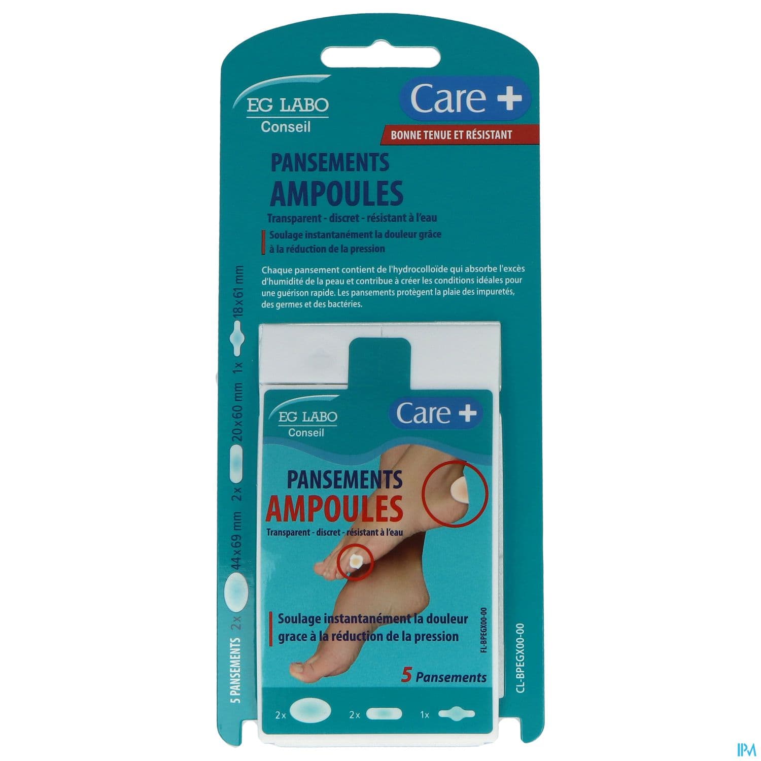 CARE+ PANS AMP HYDROCOLLOID 5