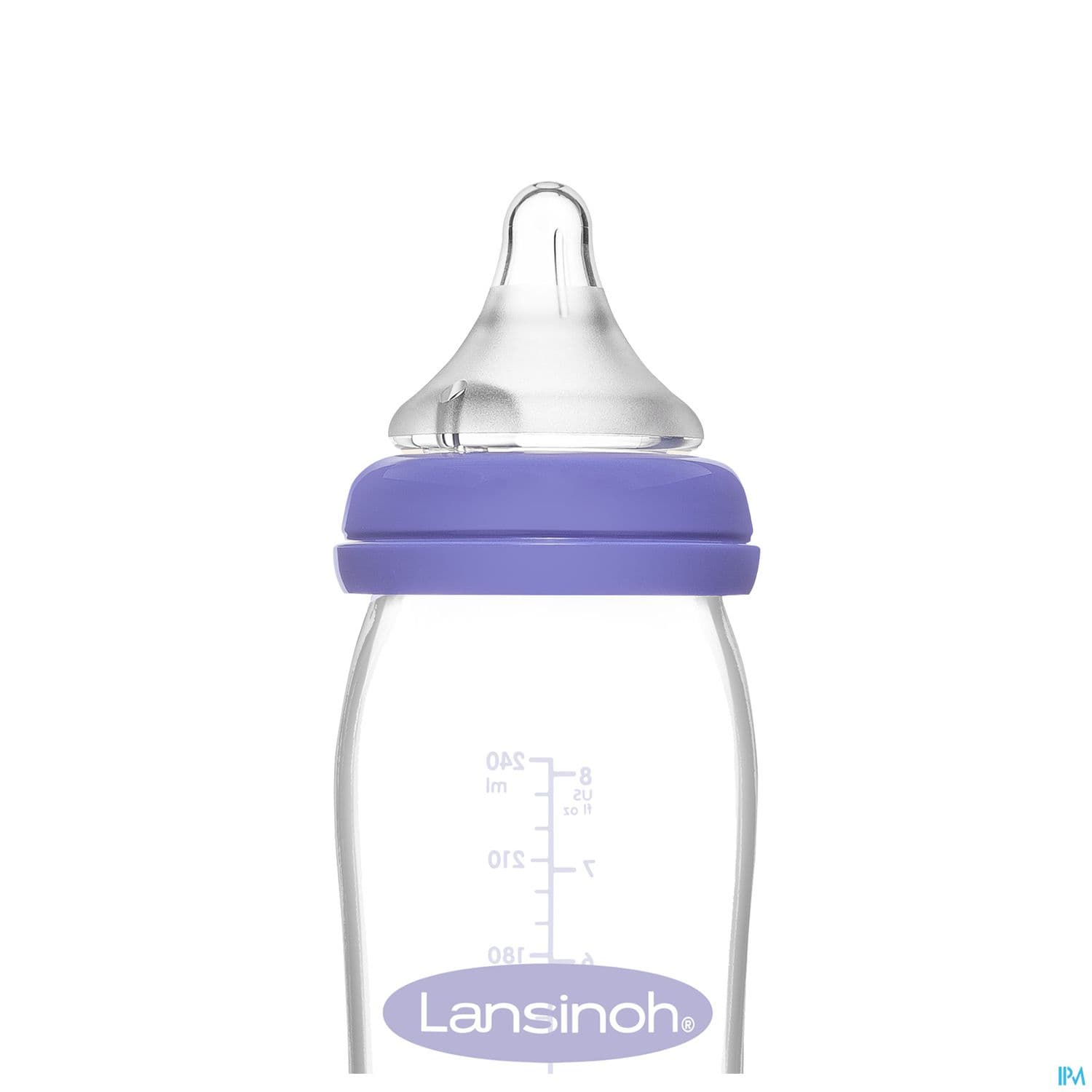 LANSINOH BIB VERRE NAT WAVE 240ML