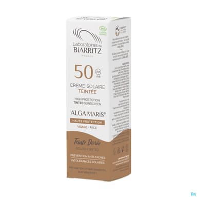 LDBIARRITZ CR SOL TEINT DORE SPF50