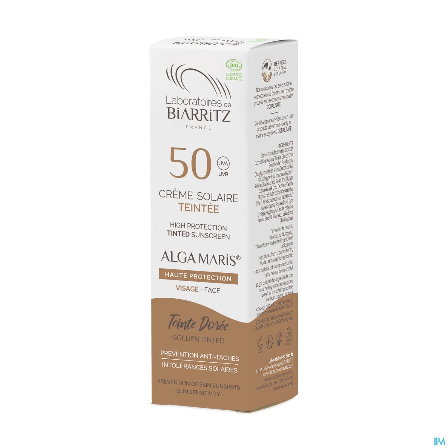 LDBIARRITZ CR SOL TEINT DORE SPF50 — Pharmacie Centrale Boulogne by Nexum
