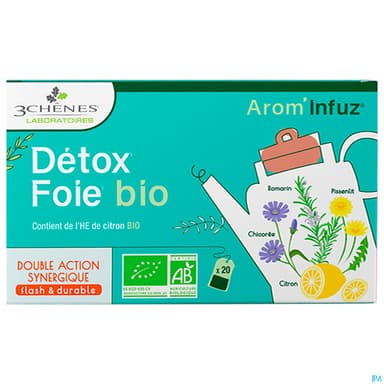 3 CHENES TIS BIO DETOX FOIE SACH20