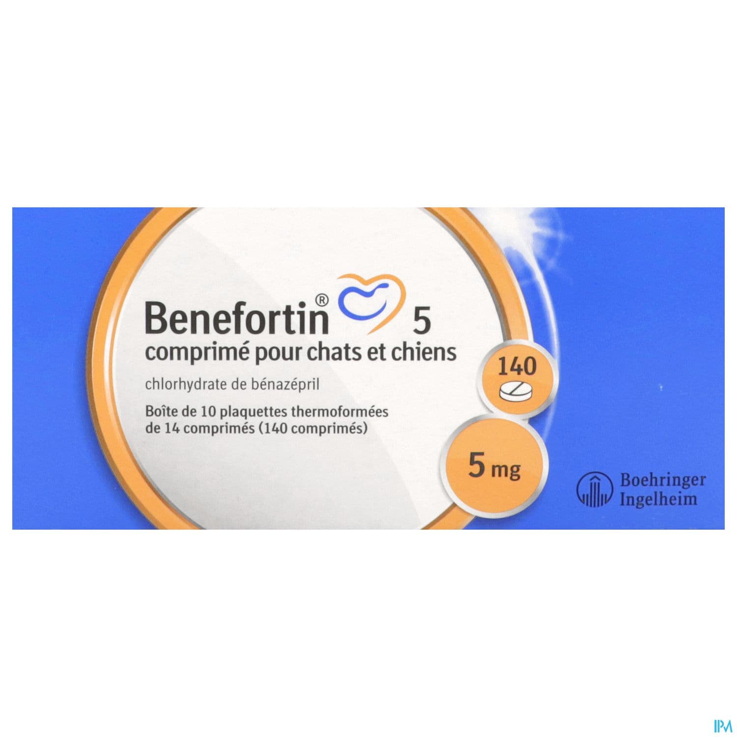 Benefortin 5mg Chien Comprime 140