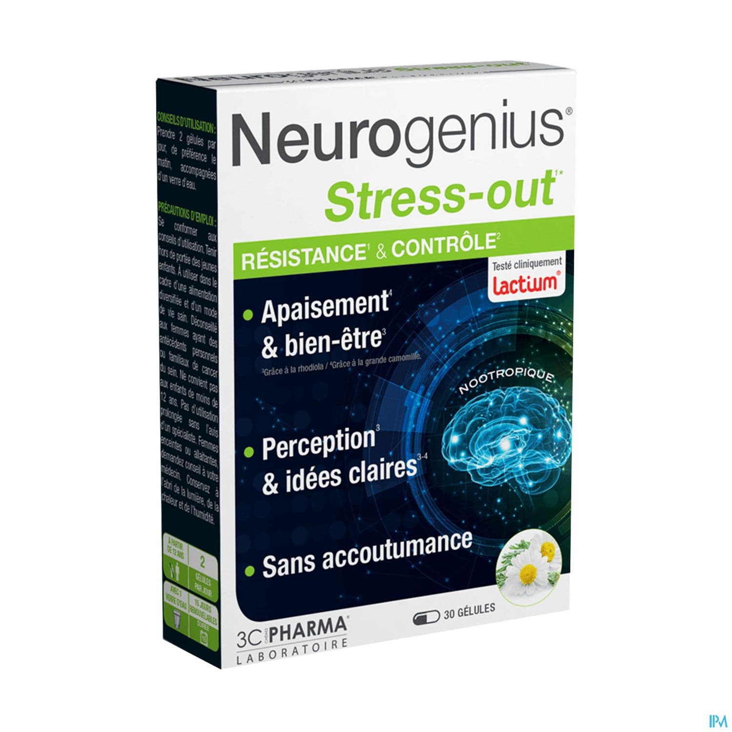 3C PHARMA NEUROGENIUS STRESS GEL30
