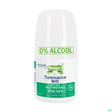 Natessance Bio Deodorant Rechargeable Aloe Vera Bio 50ml