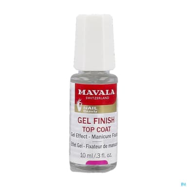 MAVALA TOP COAT GEL FINISH 10ML