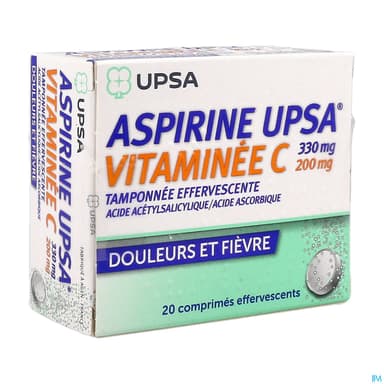 ASPIRINE VIT C UPSA CPR EFF 20