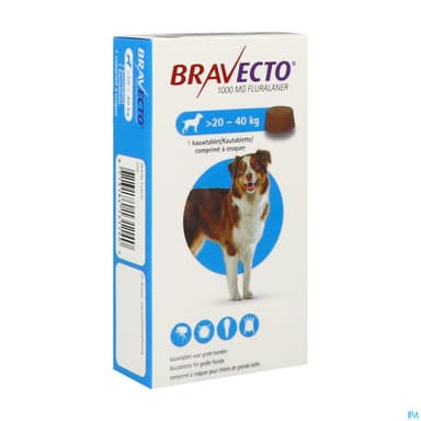 BRAVECTO CHIEN 20KG-40KG CPR 1