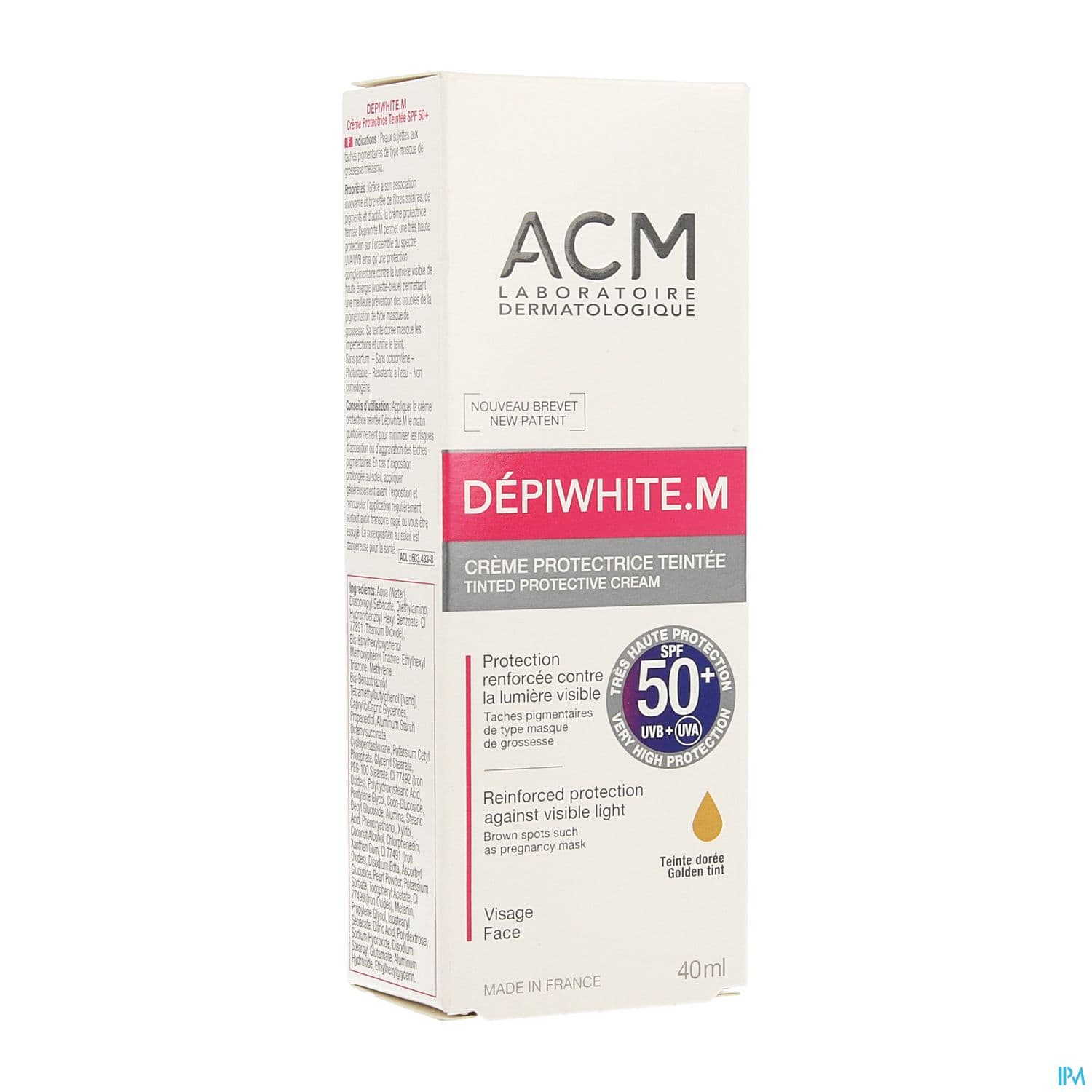 DEPIWHITE.M CR PROT TEIN SPF50+ 40