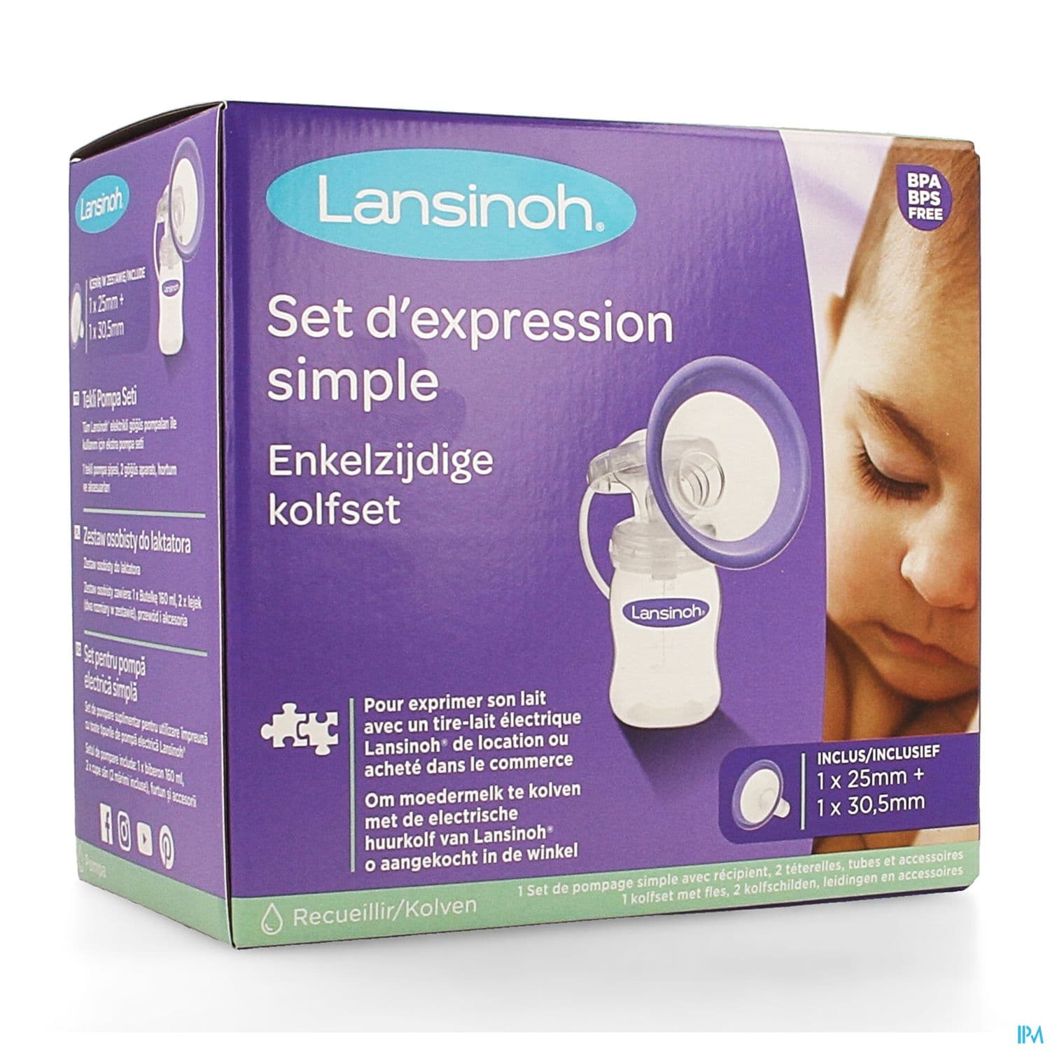 LANSINOH SET EXPRESS T/LAIT ELEC — Pharmacie Pharmagreen Boucicaut
