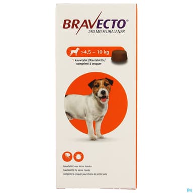 BRAVECTO CHIEN 4,5KG-10KG CPR 1