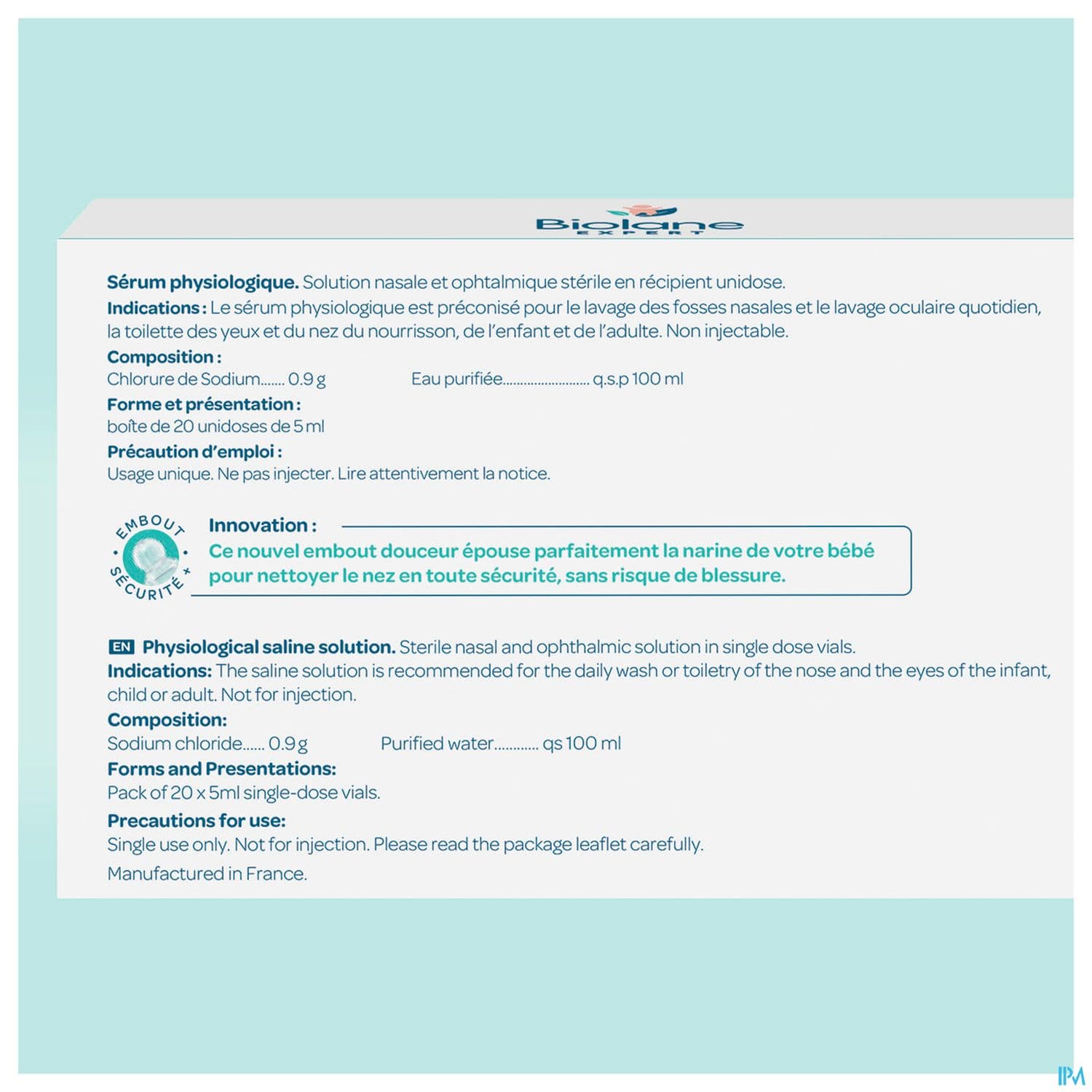 BIOLANE SERUM PHYSIO DOSET 5ML 20