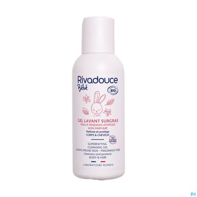Rivadouce Bebe Gel Surgras Sans Parfum Bio 75ml