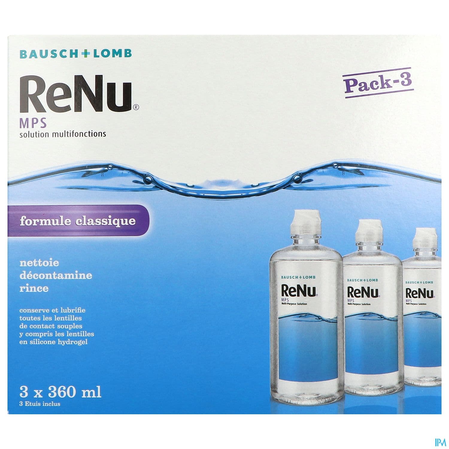 Renu Mps Solution Multifonctions 360ml X3