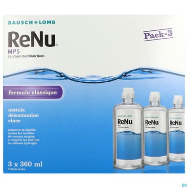 Renu Mps Solution Multifonctions 360ml X3