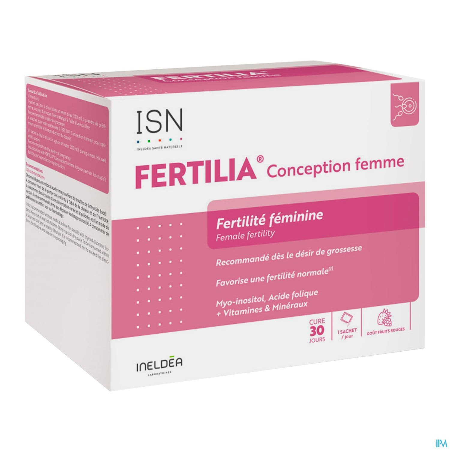 Ineldea Isn Fertilia Conception Femme Fertilite Feminine Sachet 30