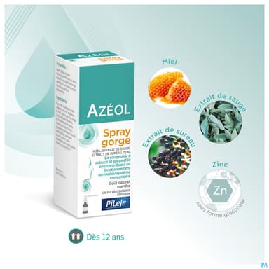 AZEOL GORGE SPRAY FL 15ML