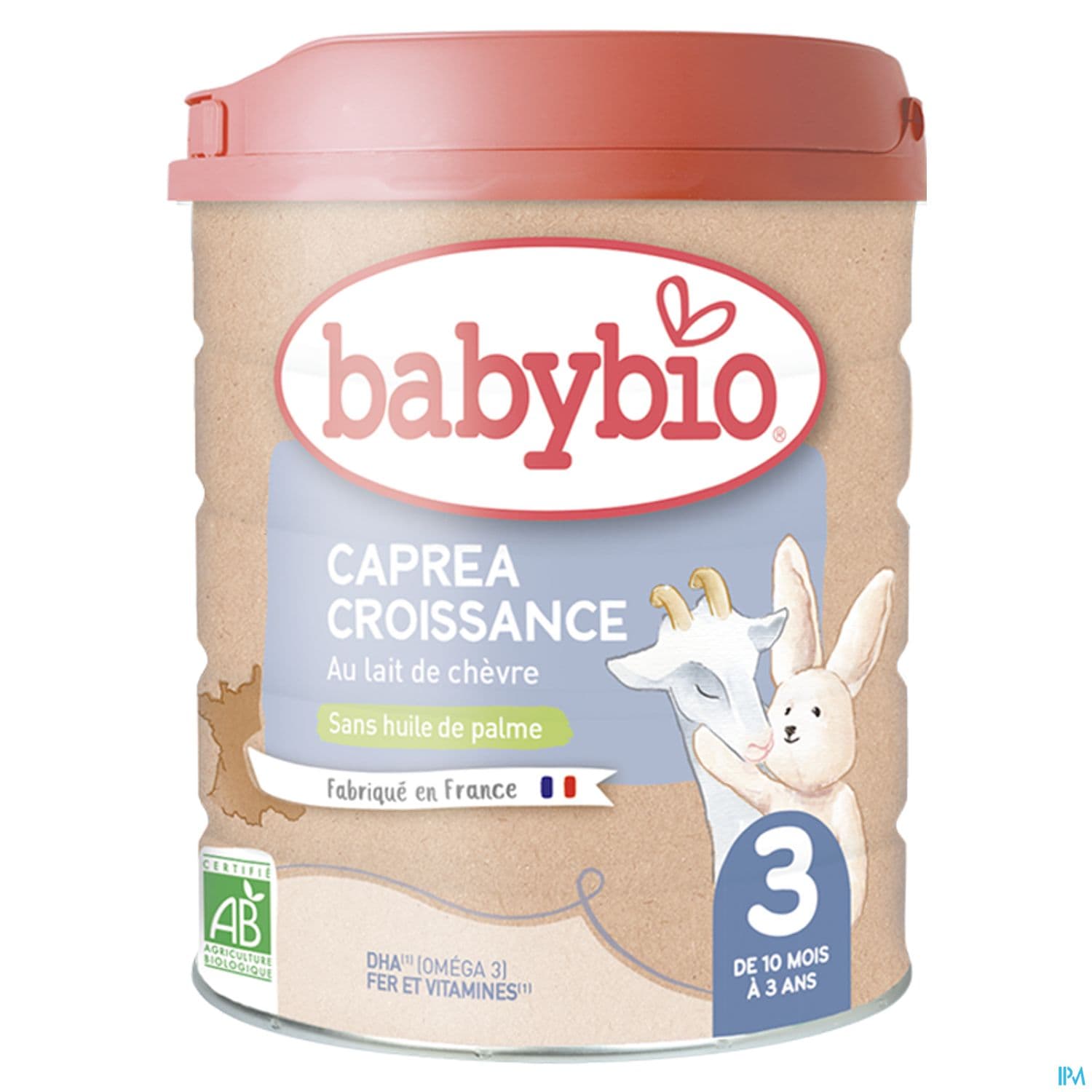 BABYBIO 3AG CAPREA LAIT BIO 800G