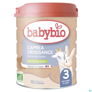 BABYBIO 3AG CAPREA LAIT BIO 800G