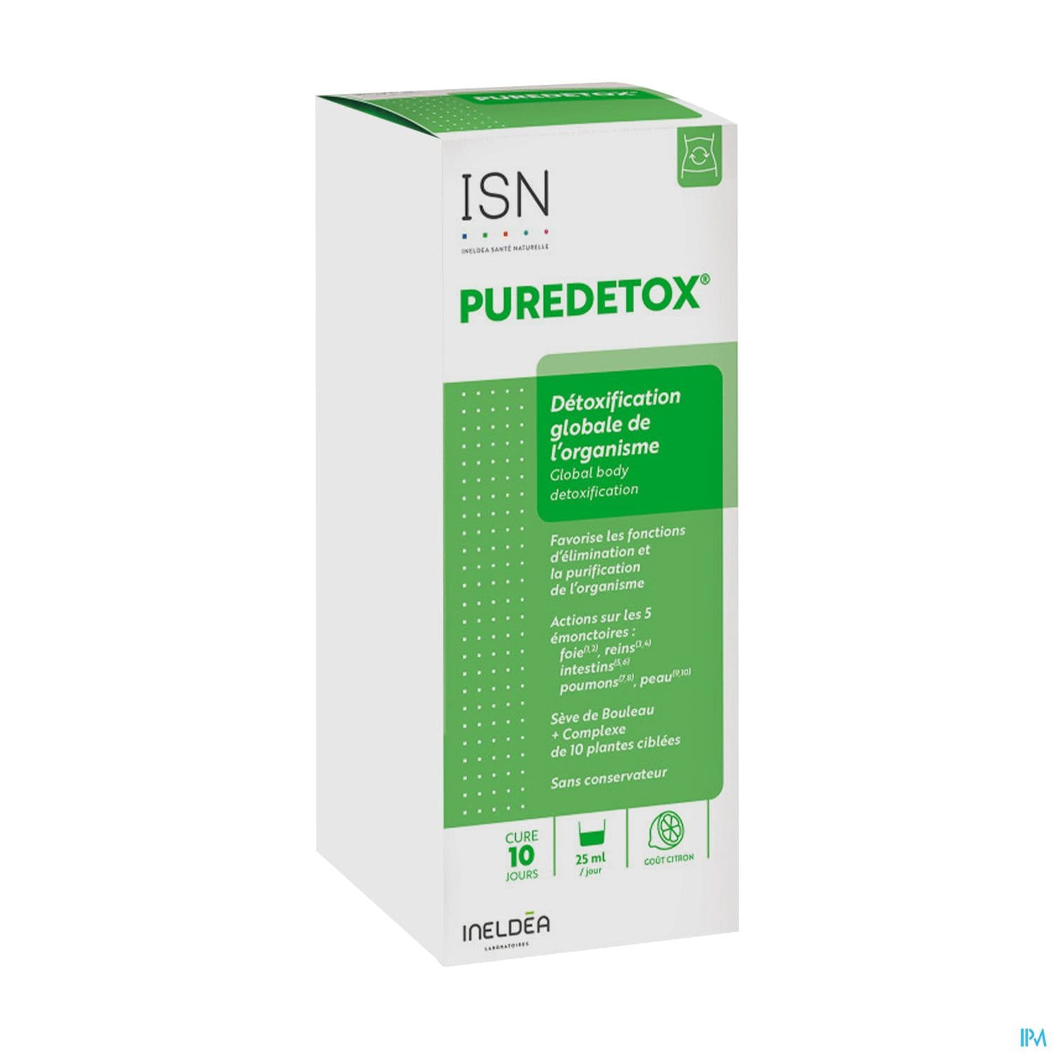 ISN PUREDETOX SOL BUV CITR 250ML