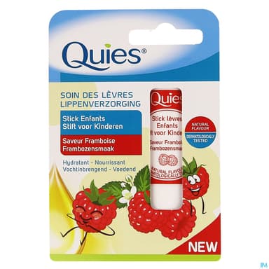 Quies Stick Levres Enfants Framboise 4,5g