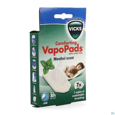 VICKS VAPOPADS TABLETTE MENTH 7