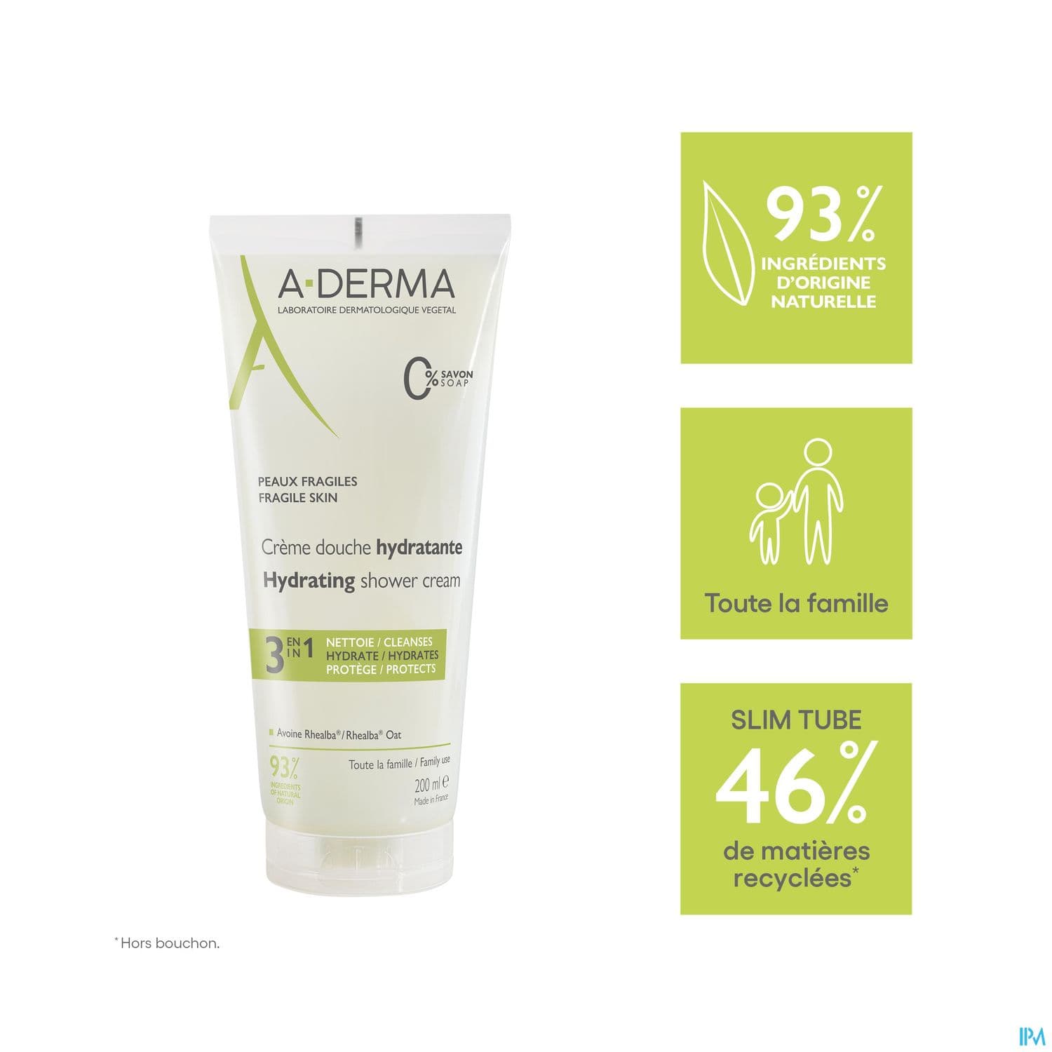 A-DERMA CR DCH HYDRATANTE 200ML