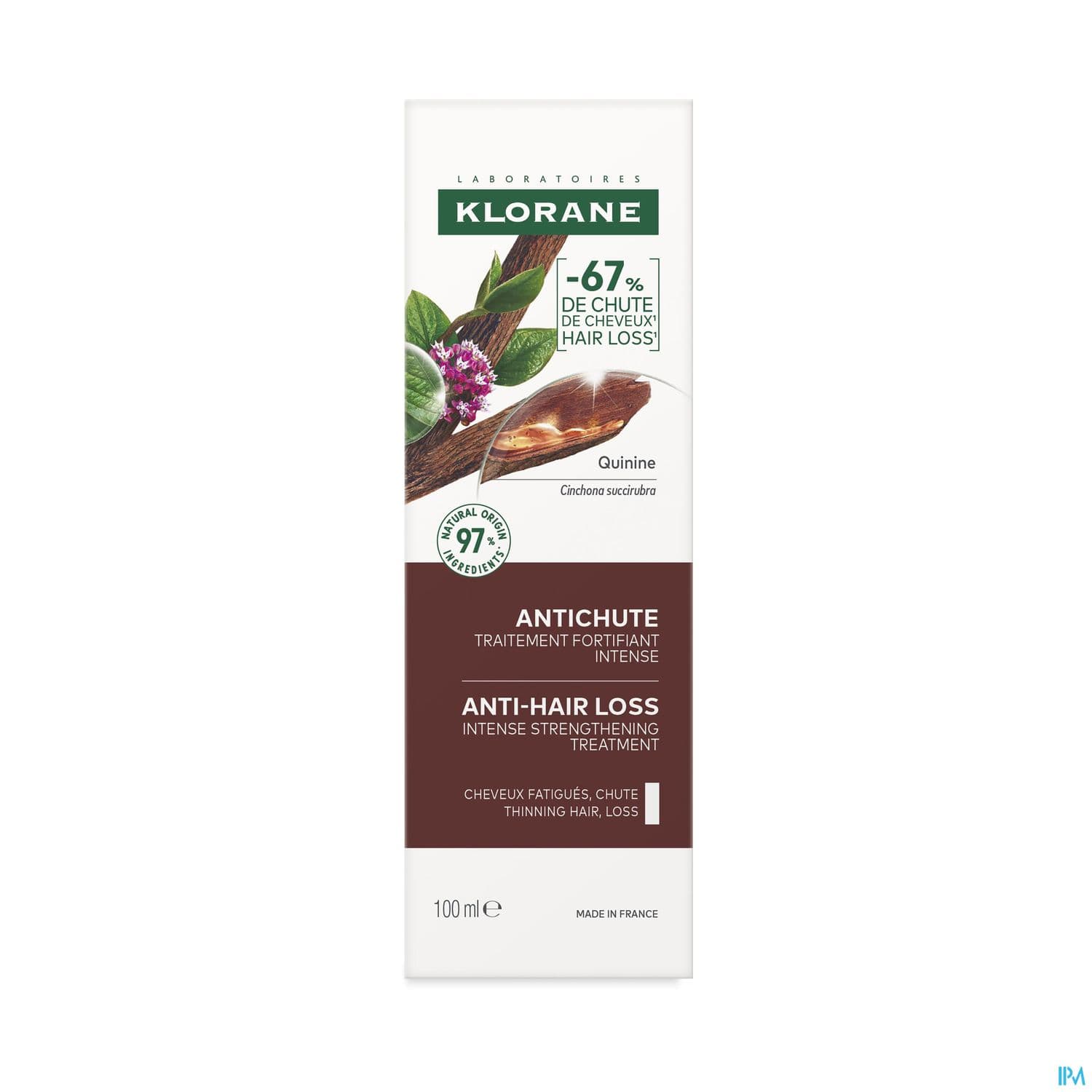 KLORANE SERUM A/CHUTE QUININE100ML
