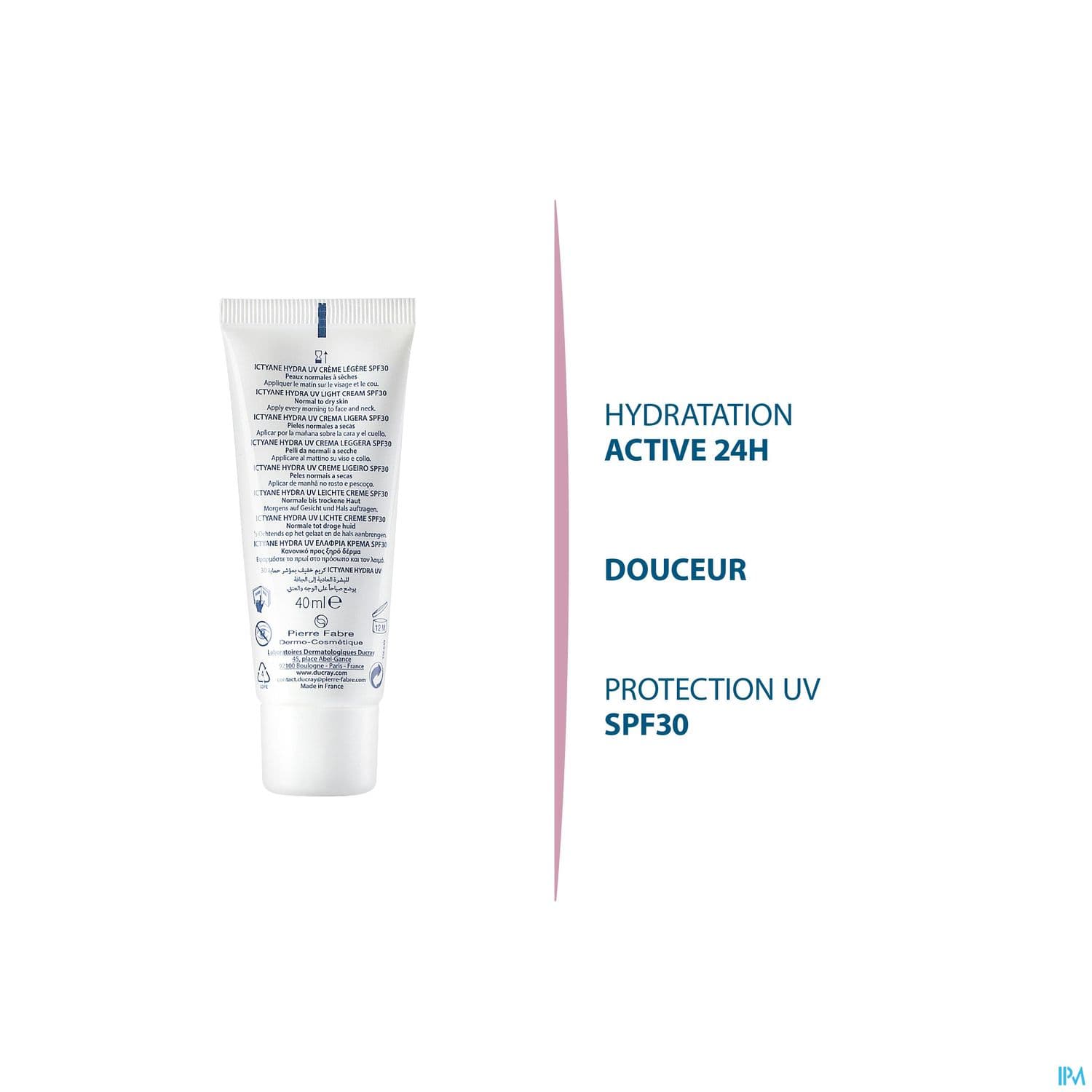 Ducray Ictyane Hydra Uv Creme Legere 40ml