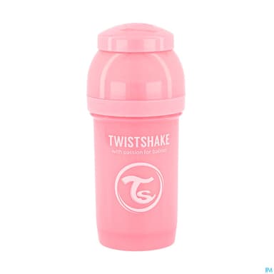 TWISTSHAKE BIB 180ML ROSE PAST 0M+