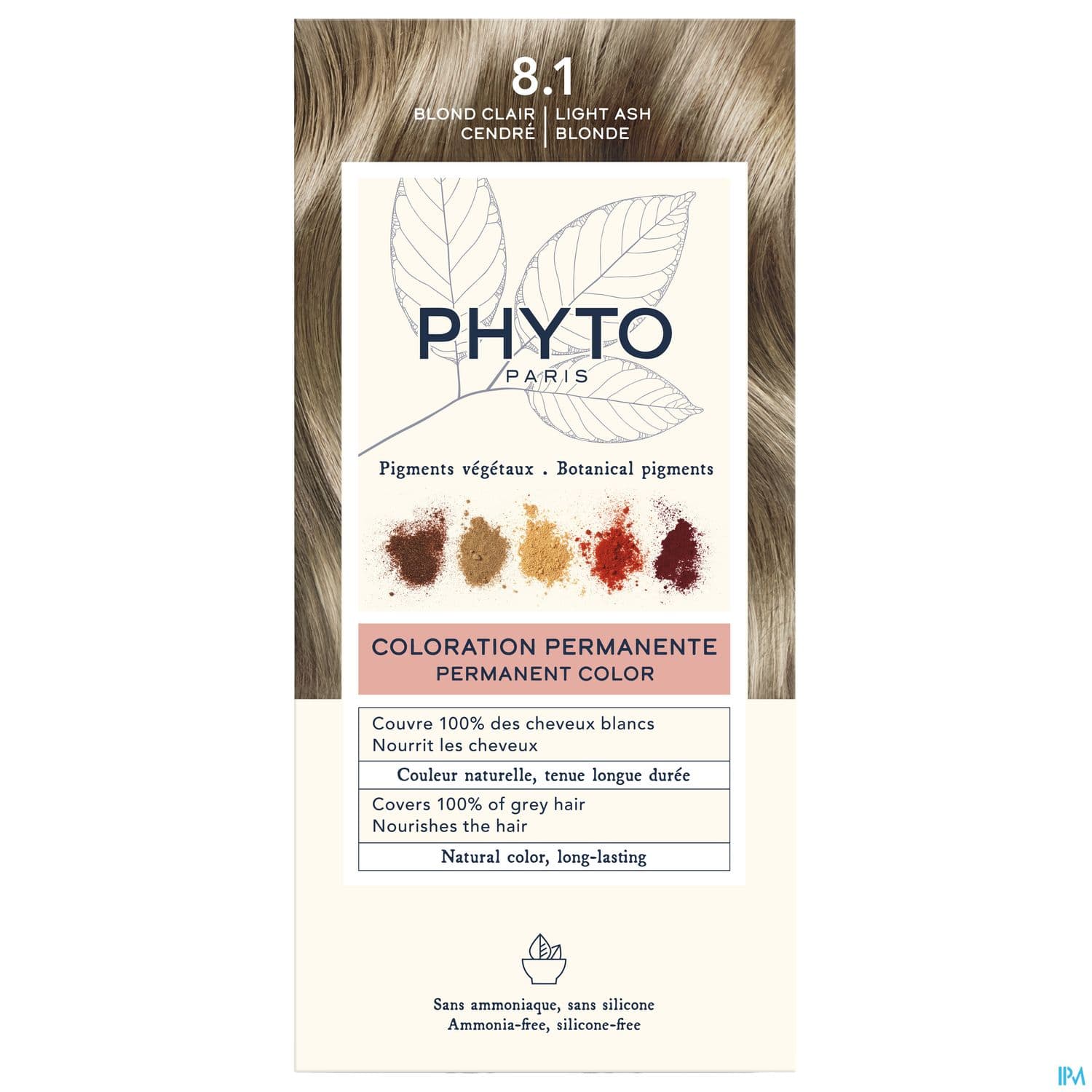 PHYTO COLOR 8.1 BLOND CLAIR CENDRE