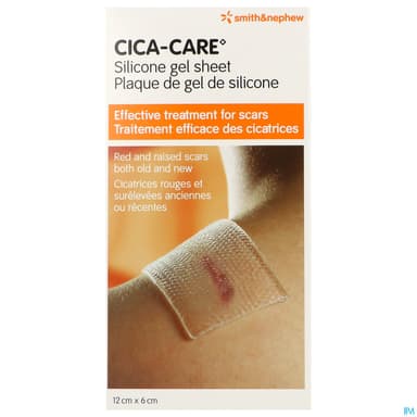 CICA-CARE PLAQ GEL ADH 12X6CM 1