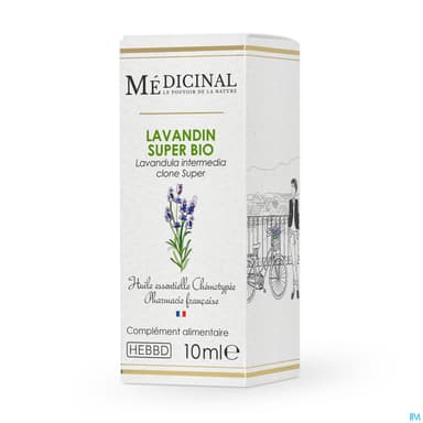 Medicinal Huile Essentielle Lavandin Super Bio 10ml