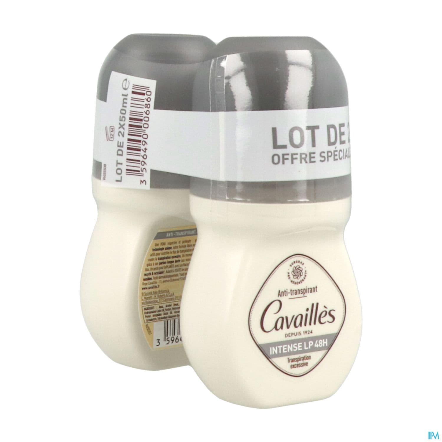 Roge Cavailles Deodorant Intense Lp 48h Roll On 50ml X2