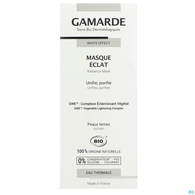 GAMARDE WHITE EFF MASQ ECLAT 40G