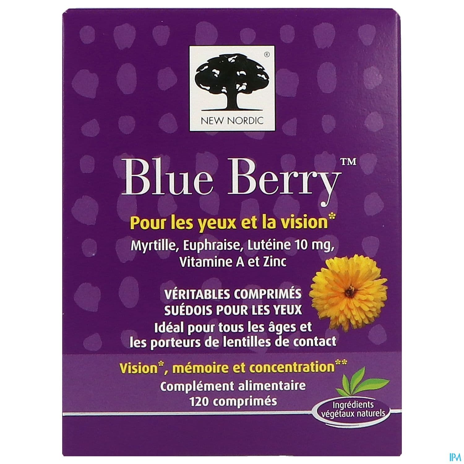 New Nordic Blue Berry Comprime 120