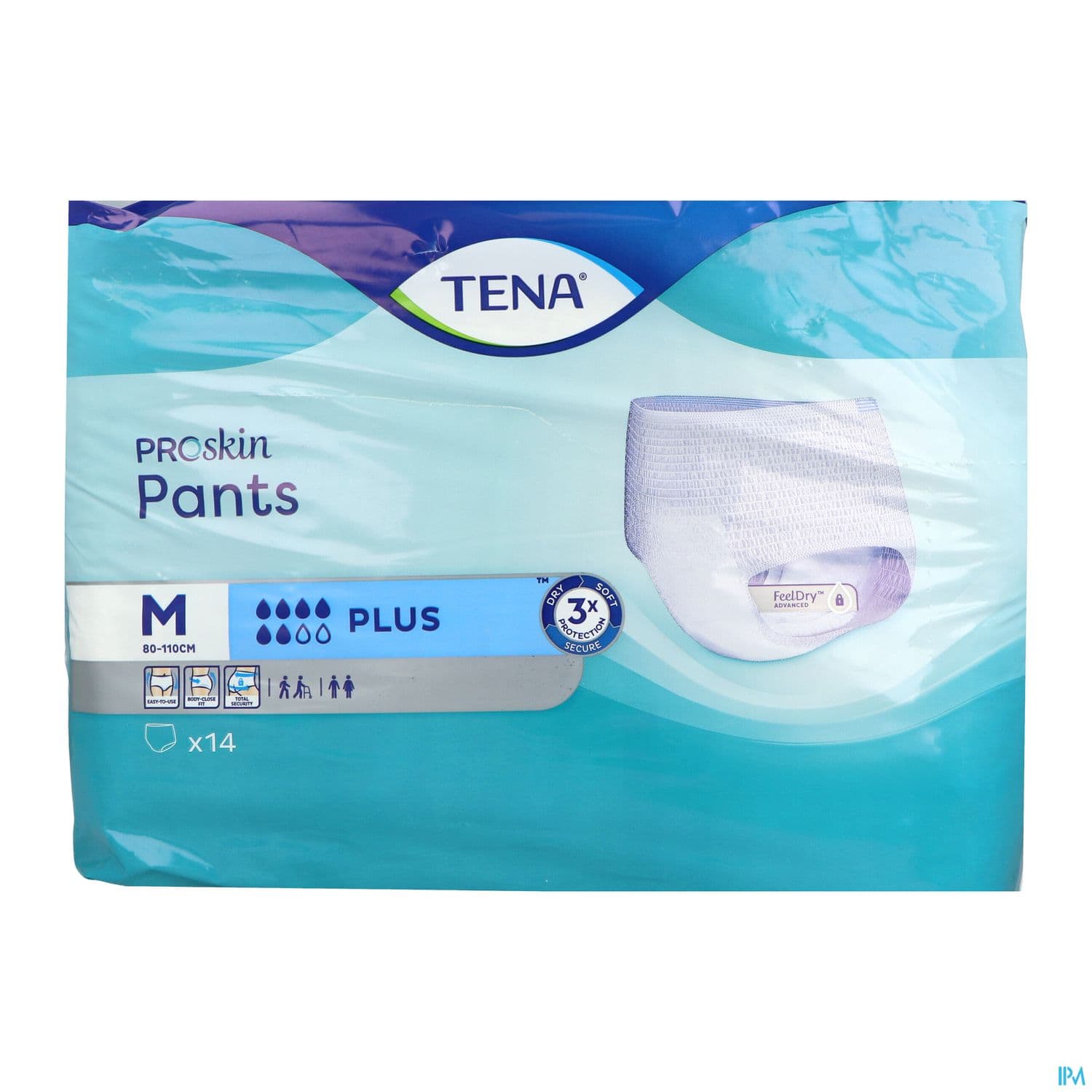 TENA PANTS PROSKIN PLUS M X14