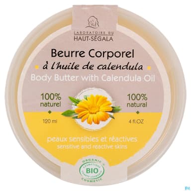 Laboratoire Du Haut-segala Beurre Corporel Calendula Biologique 120ml
