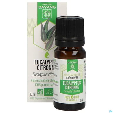 Dayang Huile Essentielle Eucalyptus Citronne Bio 10ml