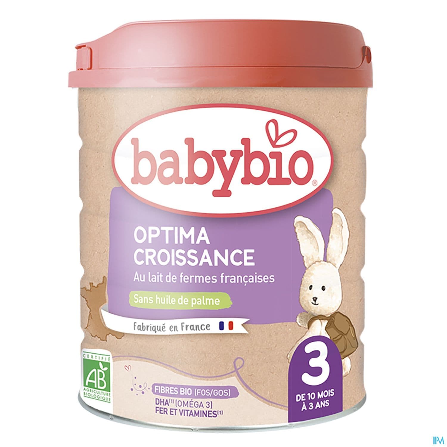 BABYBIO 3AG OPTIMA LAIT BIO800G