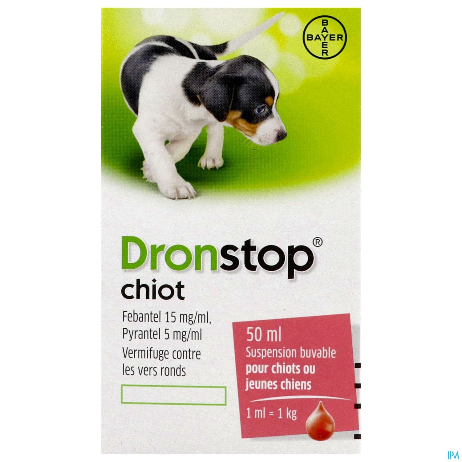 DRONSTOP CHIOT SUSP/BUV FL50ML1