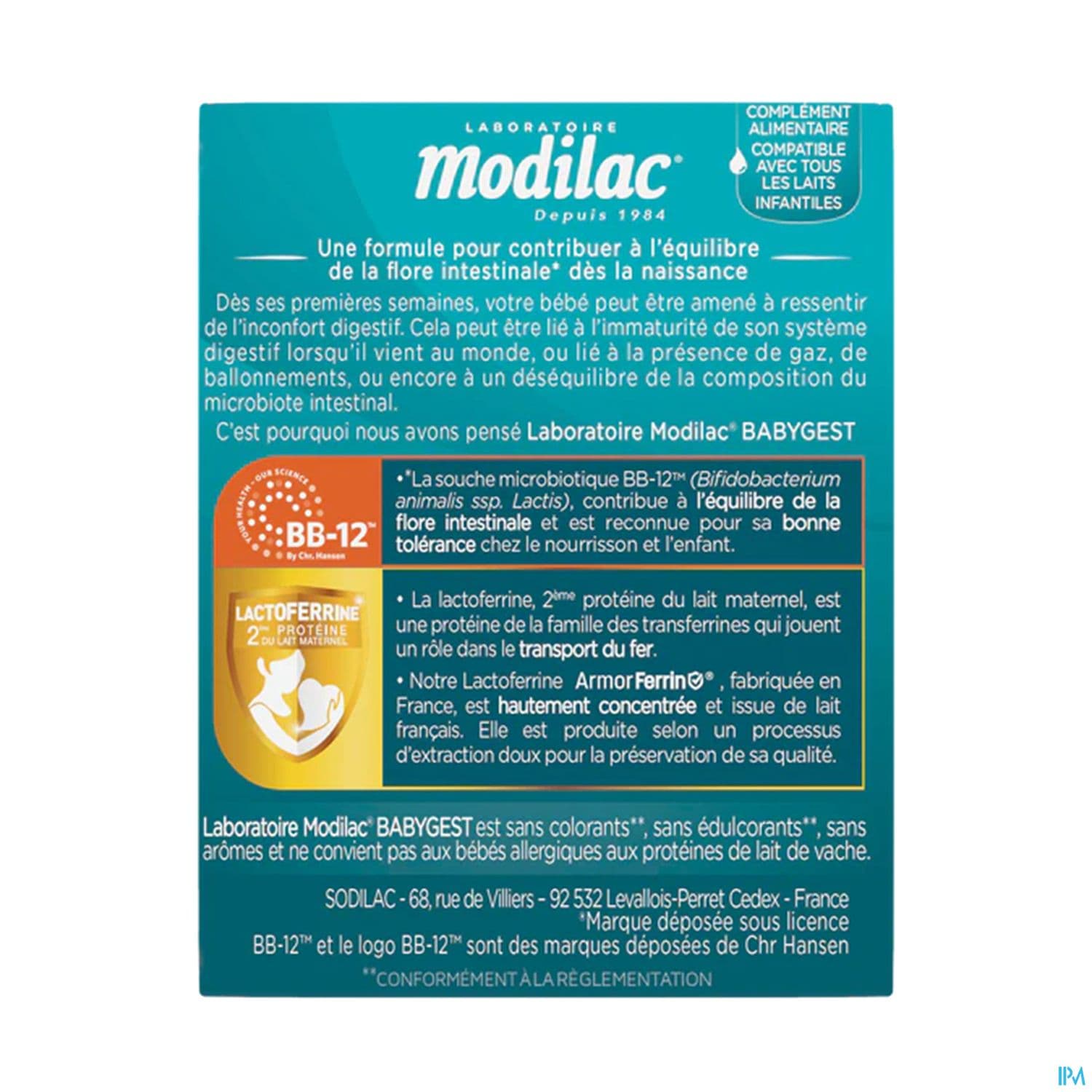 MODILAC BABYGEST STICK 20