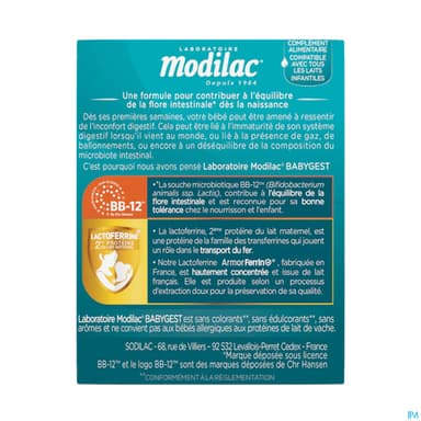 MODILAC BABYGEST STICK 20