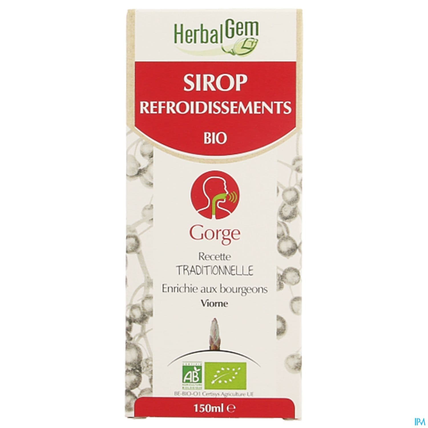 HERBALGEM SIROP APAISANT BIO 150ML