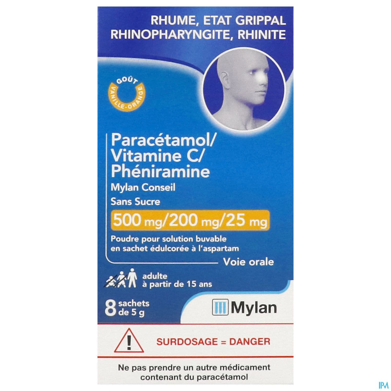 Paracetamol Vit C Pheniramine Viatris Cons Sans Sucre 8