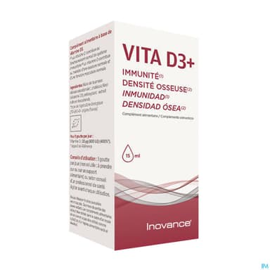 Inovance Vitamine D3+ Gouttes 15ml
