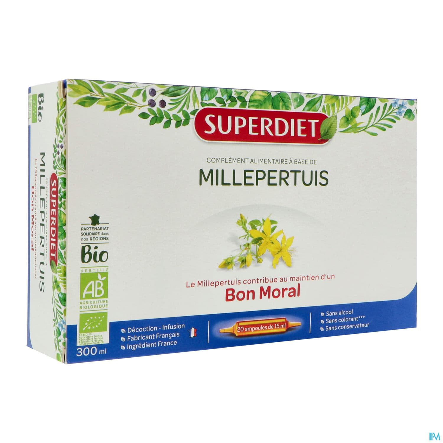 SUPERDIET MILLEPERTUIS BIO AMP20