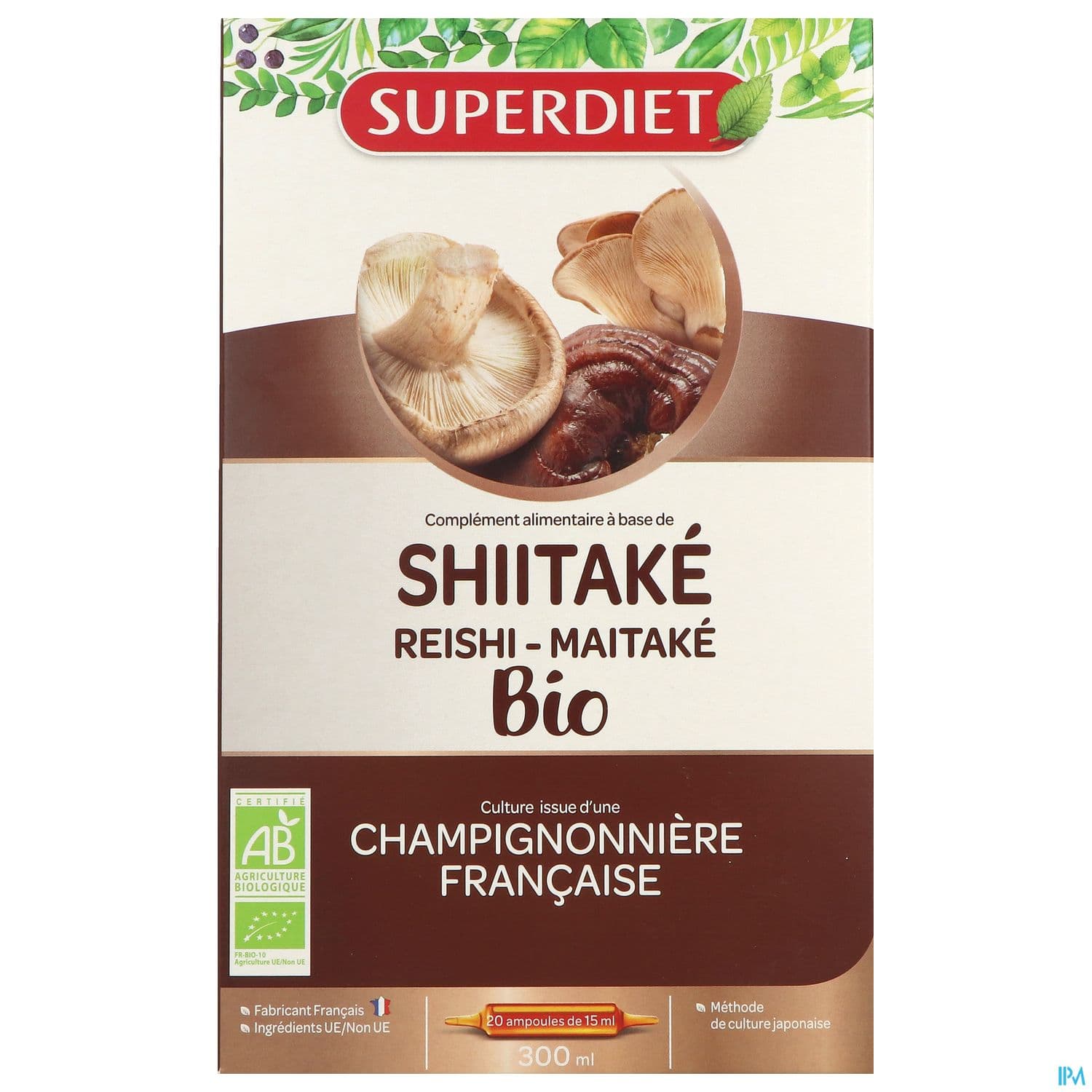 SUPERDIET SHIITAK/REISHI BIO AMP20